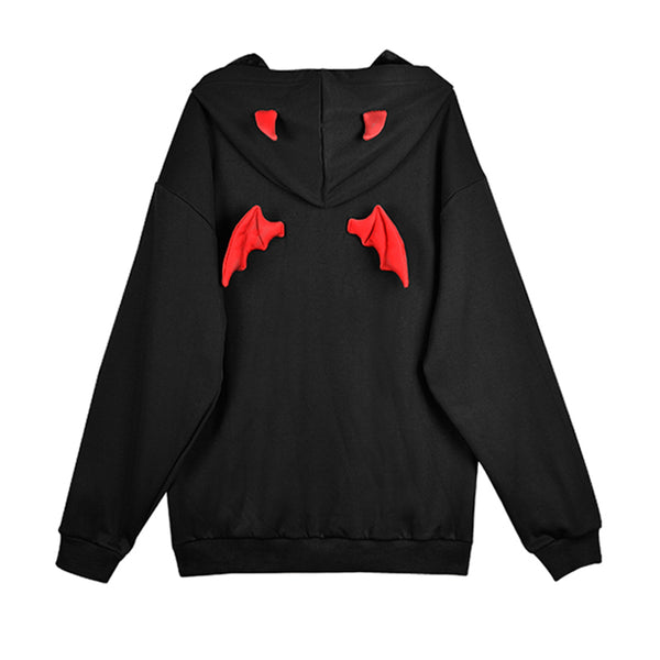 Black Devil Girl Hoodie JK1772