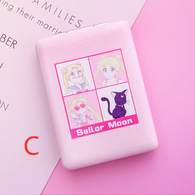 Sailormoon and Strawberry Folding Mirror JK1267