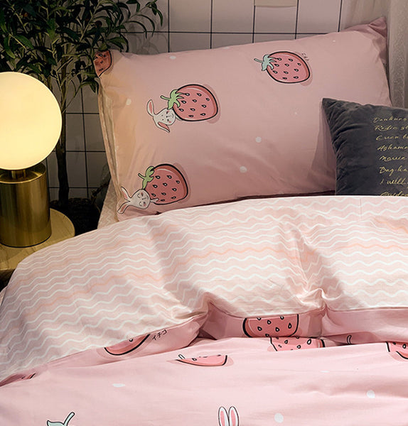 Cute Strawberry Bedding Set JK2212