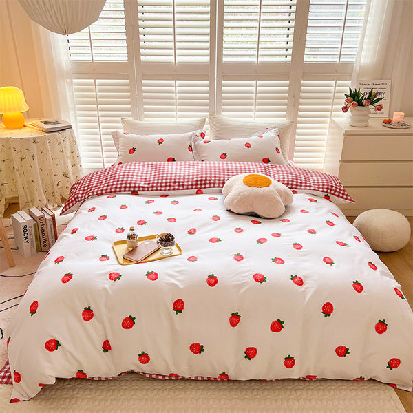 Fashion Strawberry Bedding Set JK3182