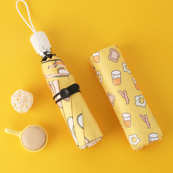 Cute Foods Folding Sun Umbrella JK2375