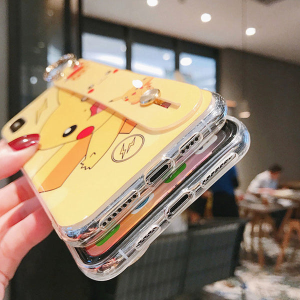 Lovely Pikachu Phone Case for iphone 6/6s/6plus/7/7plus/8/8P/X/XS/XR/XS Max JK1885