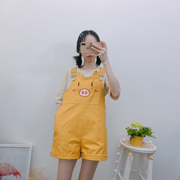 Lovely Pigs Strap Shorts JK1550