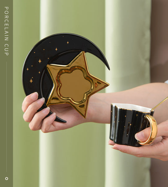 Moon and Star Mug Cup Set JK2949