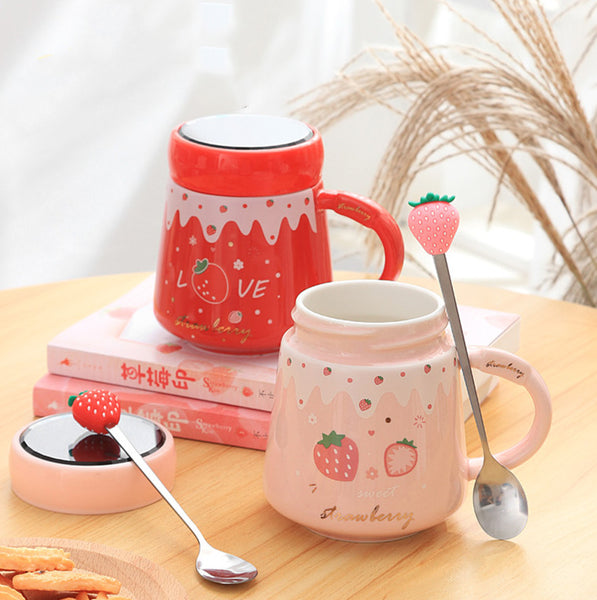 Sweet Strawberry Mug Cup JK2878