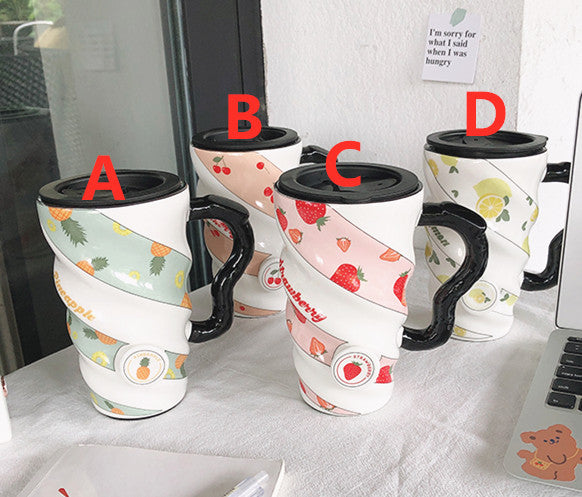 New Style Fruits Mug Cup JK2254