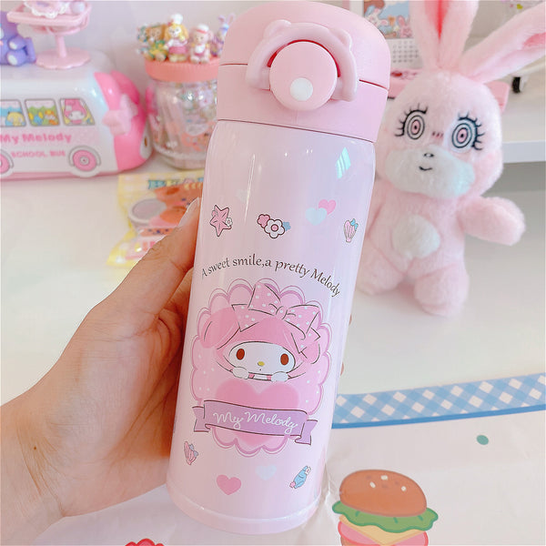 Cartoon Stainless Steel Vacuum Water Bottle JK2398