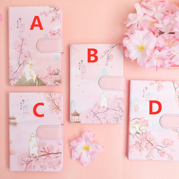 Cute Sakura Cat Notebook JK2527