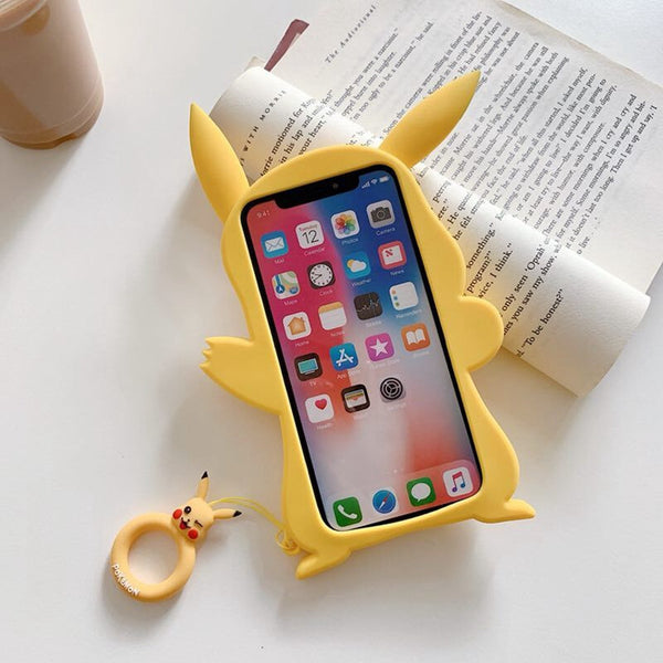 Lovely Pikachu Phone Case for iphone 6/6s/6plus/7/7plus/8/8P/X/XS/XR/XS Max JK1699