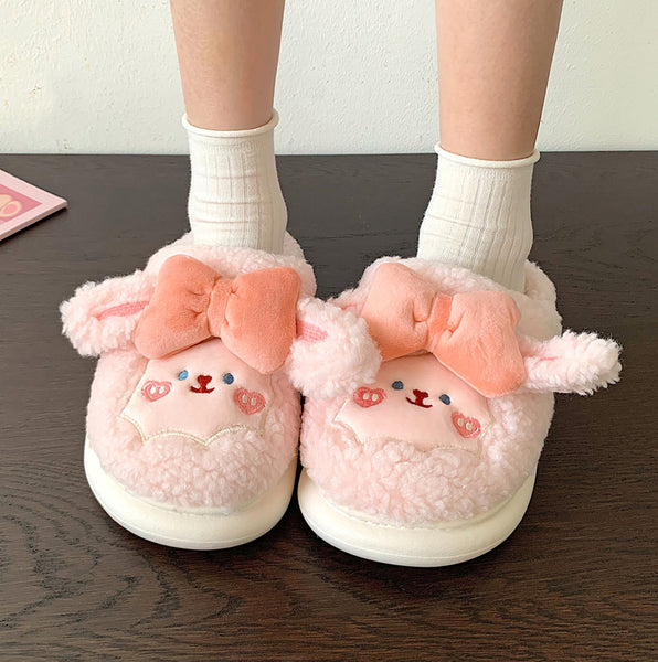 Lovely Sheep Ears Slippers JK3312