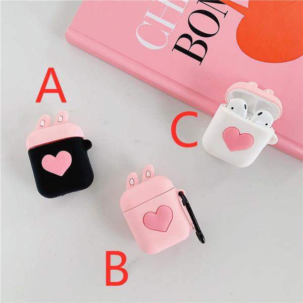 Lovely Heart Airpods Protector JK1598