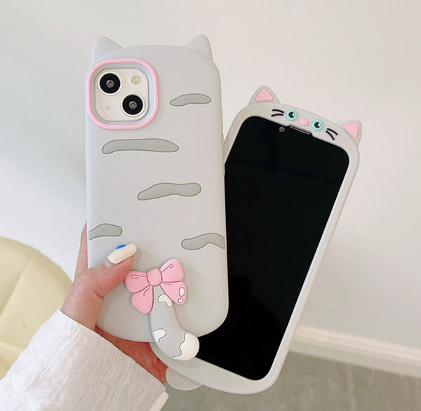 Lovely Cat Phone Case for iphone 11/11pro max/12/12pro/12pro max/13/13pro/13pro max/14/14plus/14pro/14pro max JK3345