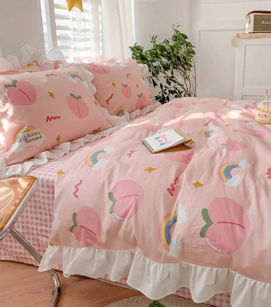 Sweet Peach Bedding Set JK2705