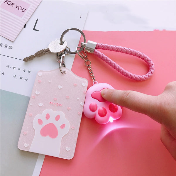 Cute Cartoon Cat Claw Card Cover JK1393