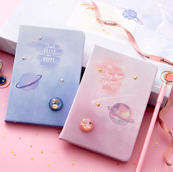 Cute Moon and Stars Notebook JK2146