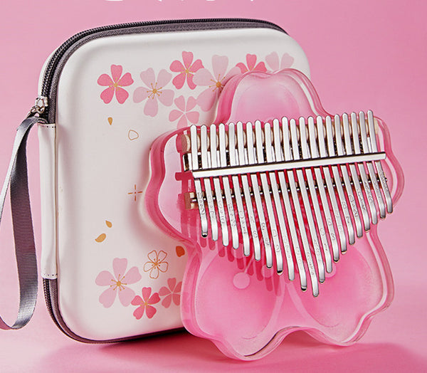 Cute Sakura Kalimba Thumb Piano JK3399