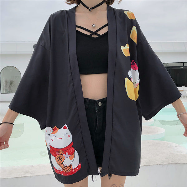 Lucky Cats Summer Coat JK2168