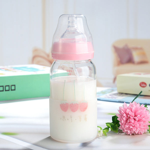 Cute Strawberry Nipple Water Bottle  JK2259
