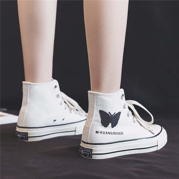 Fashion Butterfly Canvas Shoes JK2301