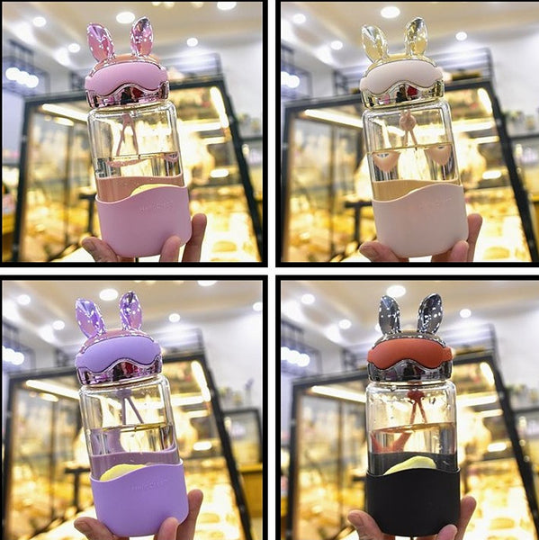 Cute Rabbit Ear Water Bottle JK1812