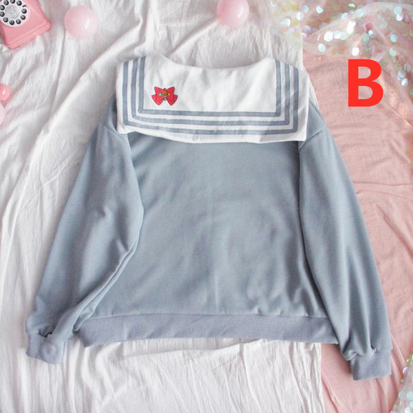 Sailormoon Navy Hoodie JK1757