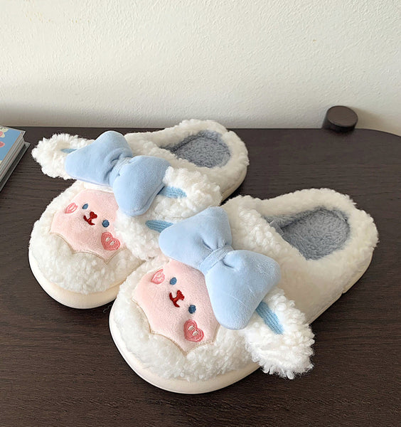 Lovely Sheep Ears Slippers JK3312