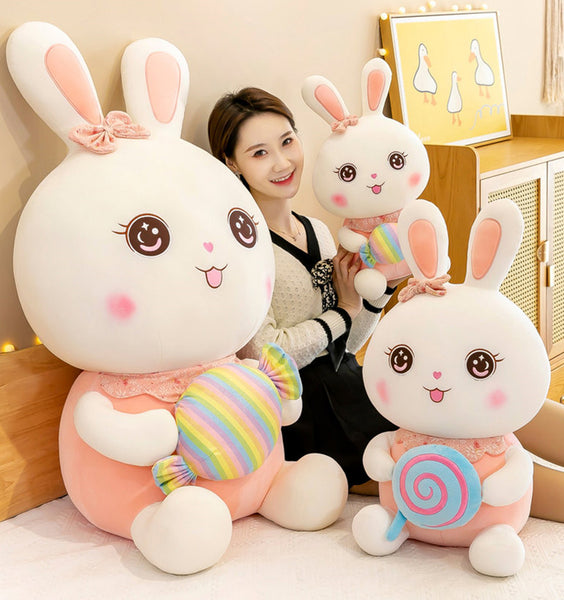 Lovely Rabbit Plush Hold Pillow JK3497