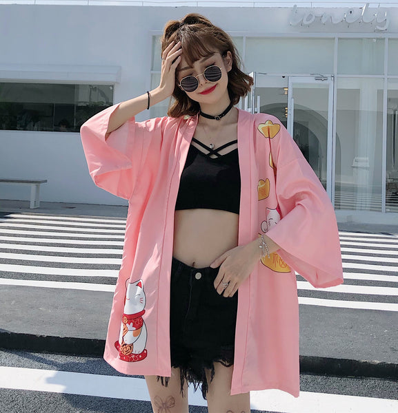Lucky Cats Summer Coat JK2168
