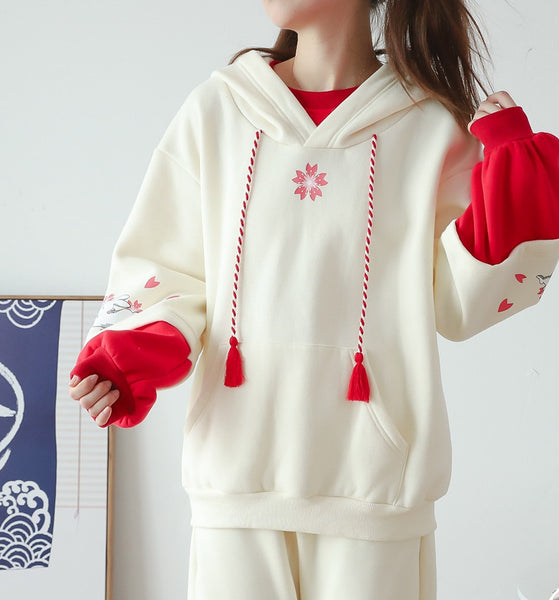 Fashion Sakura Rabbit Hoodie JK2926