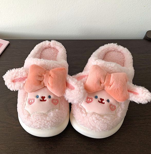 Lovely Sheep Ears Slippers JK3312