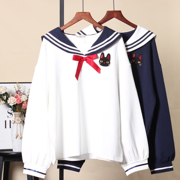 Lovely Cats Navy Hoodie JK2117