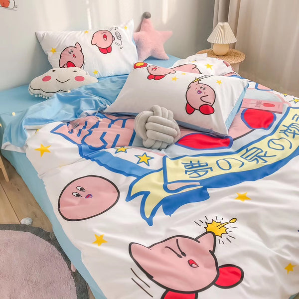 Cute Kirby Bedding Set JK1844