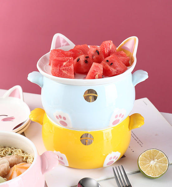 Lovely Cat Printed Bowl JK2858