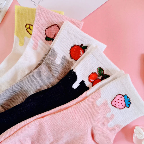 Lovely Fruits Socks JK1954