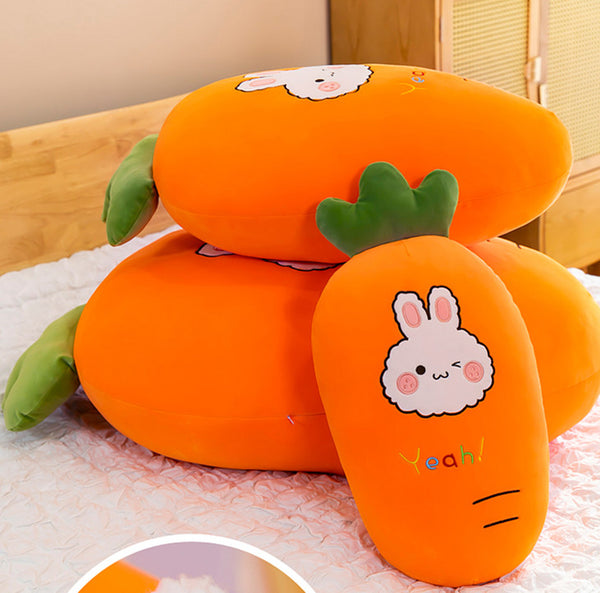 Kawaii Carrot Plush Hold Pillow JK3125