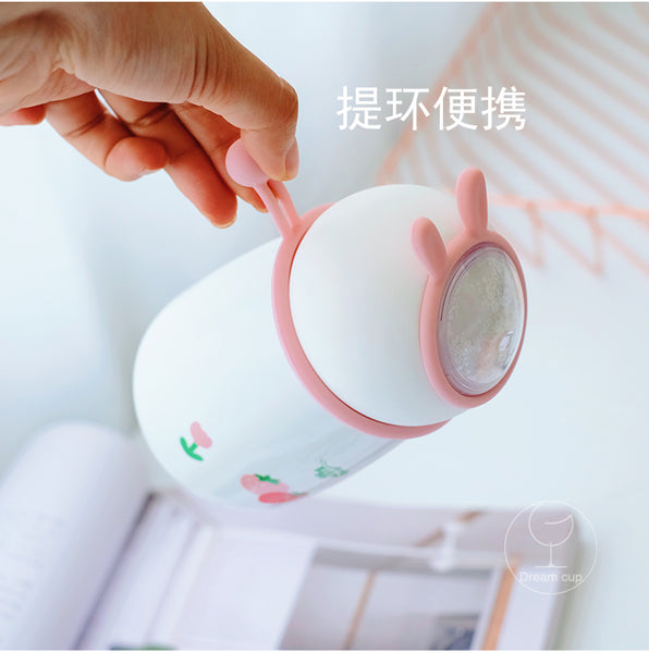 Cute Rabbit Stainless Steel Vacuum Water Bottle JK2347