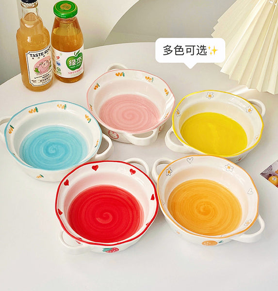 Sweet Fruits Printed Bowl JK3408
