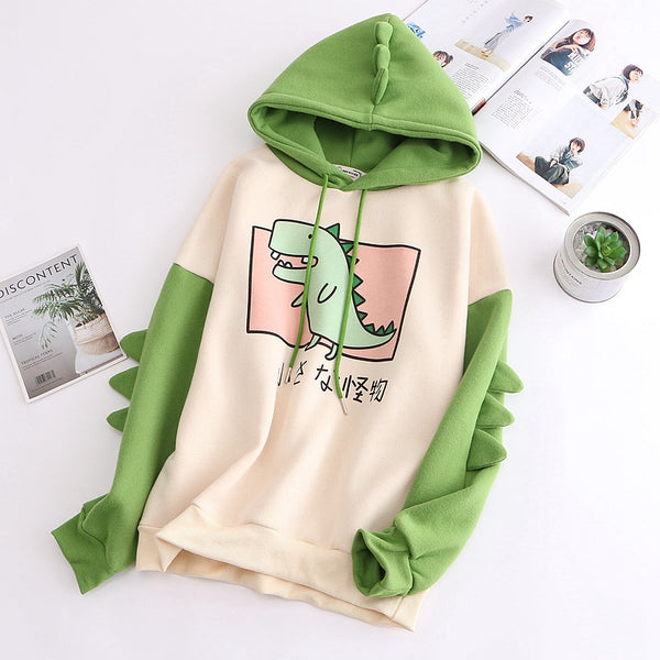 Cute Green Monster Hoodie JK1781