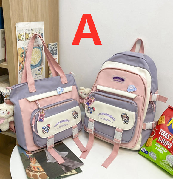 Fashion Cartoon Backpack Set JK3167