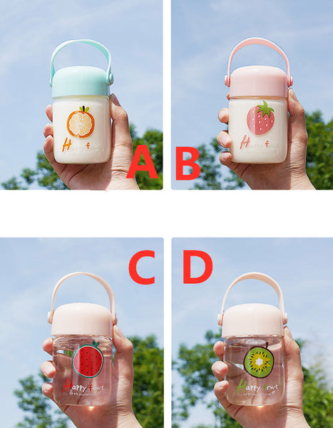 Mini Fruits Glass Water Bottle JK2489
