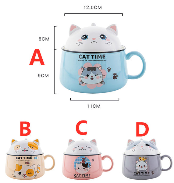 Lovely Cats Printed Bowl JK2544