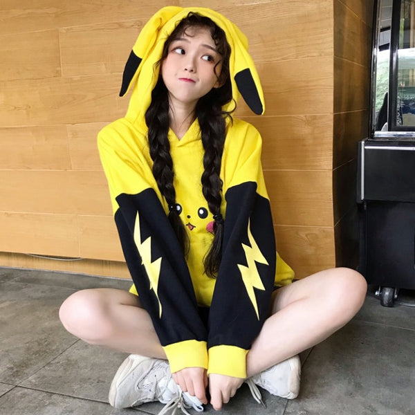 Cute Piakchu Hoodie JK2545