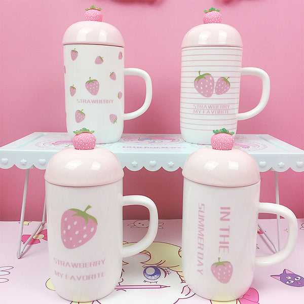 Cute Strawberry Water Cup JK2422