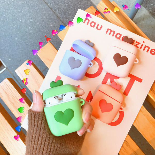 Lovely Heart Airpods Protector JK1244