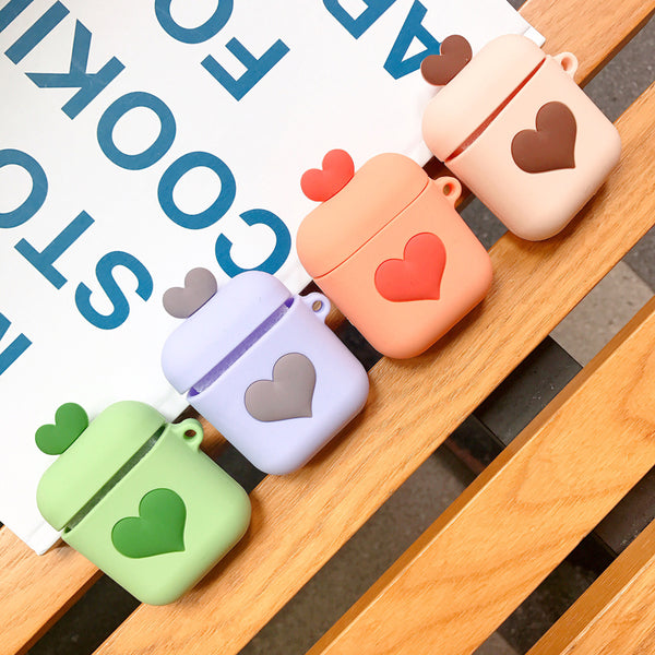 Lovely Heart Airpods Protector JK1244
