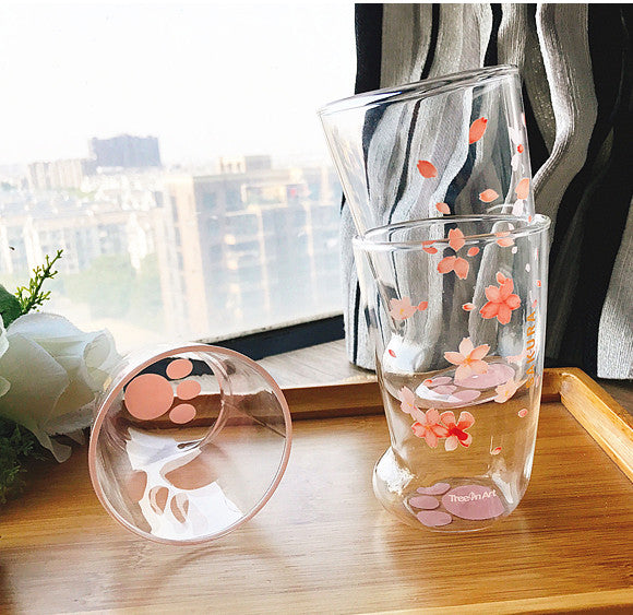 Lovely Cat Paws Water Glass Cup  JK2264