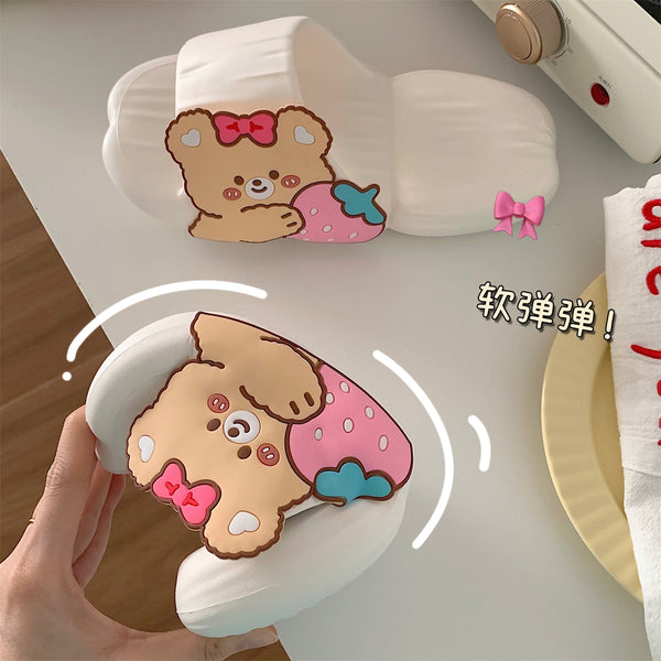 Rabbit And Bear Slippers JK3204
