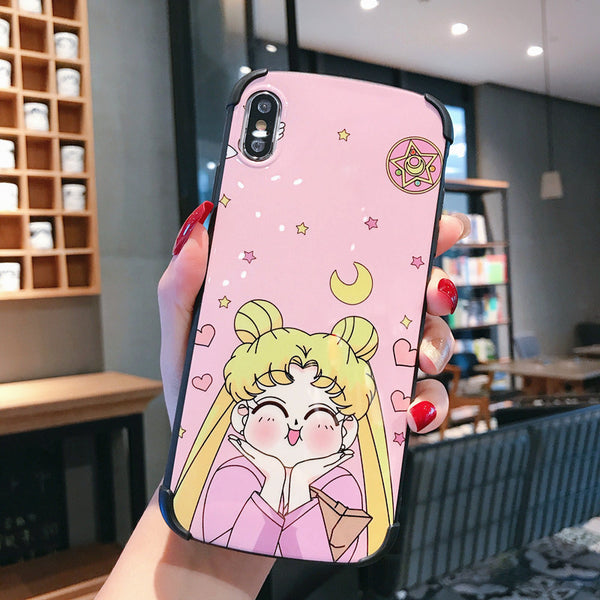 Lovely Usagi Phone Case for iphone 6/6s/6plus/7/7plus/8/8P/X/XS/XR/XS Max JK1578