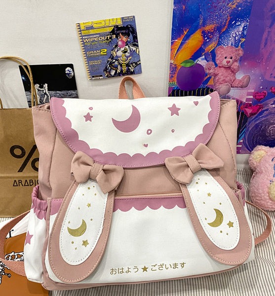 Cute Moon and Stars Backpack JK2825