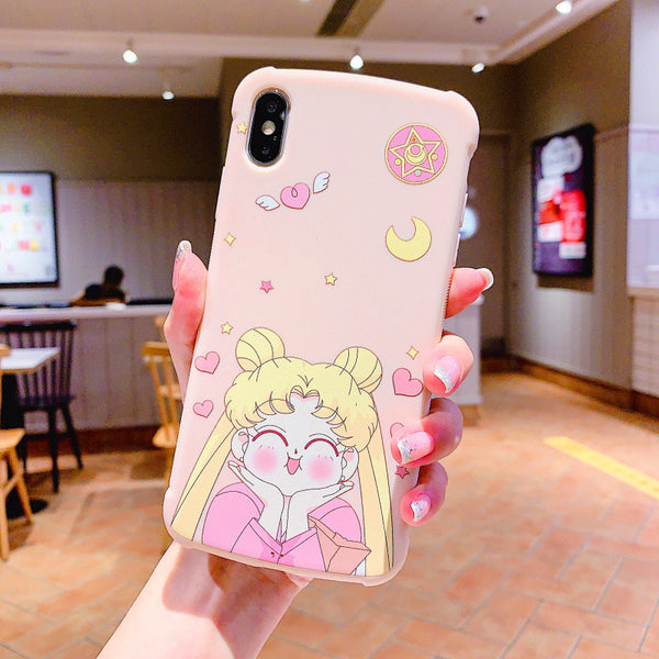 Pink Usagi Phone Case for iphone 6/6s/6plus/7/7plus/8/8P/X/XS/XR/XS Max JK1690